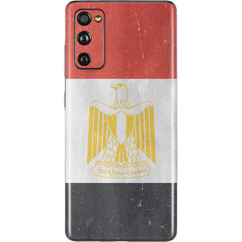Egypt Flag Distressed Galaxy S20 Fan Edition Skin